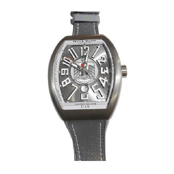 Franck Muller Vanguard Proud To Be Emarati Silver Dial