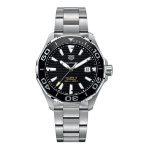 Tag Heuer Aquaracer Way201A.Ba0927 Ceramic Bezel Caliber 5 Automatic Black Dial